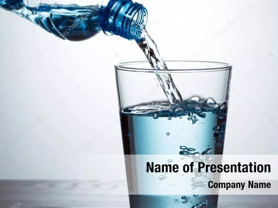 Pouring Water From Bottle