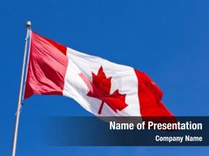 Canadian Flag PowerPoint Template