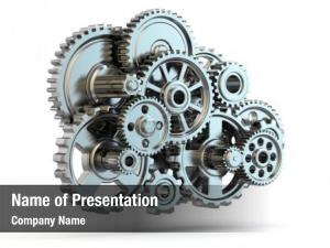 Working Gear PowerPoint Template