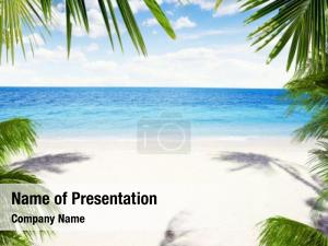 Vacation by the Sea PowerPoint Template