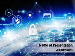 Global Information Security Concept PowerPoint Template