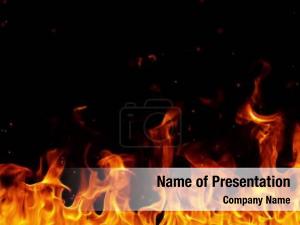 Fire Line PowerPoint Template