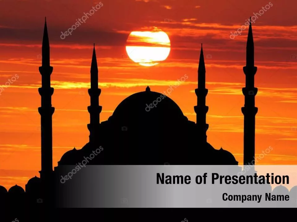 Silhouette Of Mosque
