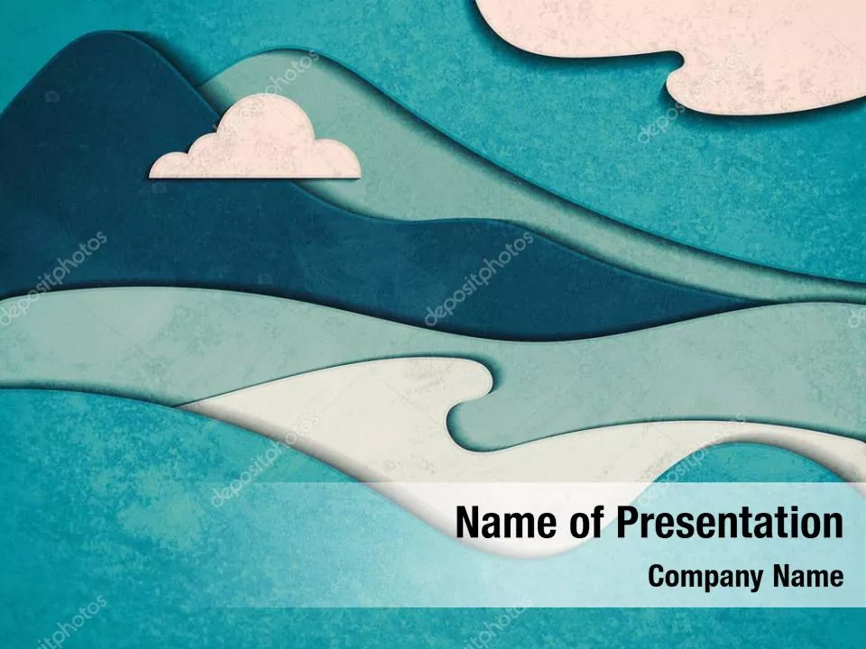 Ocean Paper Cut Style