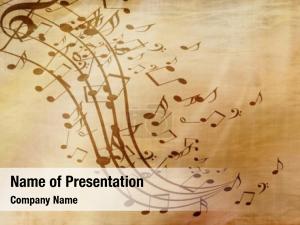 Music Swirl PowerPoint Template