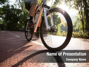 Morning Cycling PowerPoint Template
