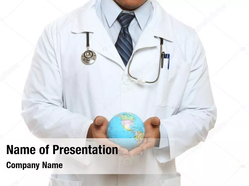 Doctor Holding World Globe