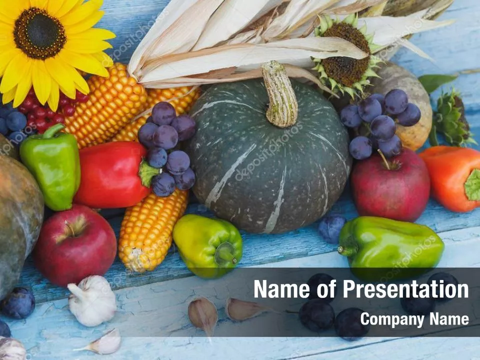 Sunflower, Apple, Grape And Corn