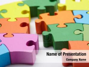 Colorful Puzzles PowerPoint Template