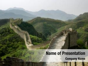 Great Chinese Wall PowerPoint Template
