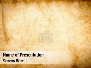 Aged Paper Texture PowerPoint Template
