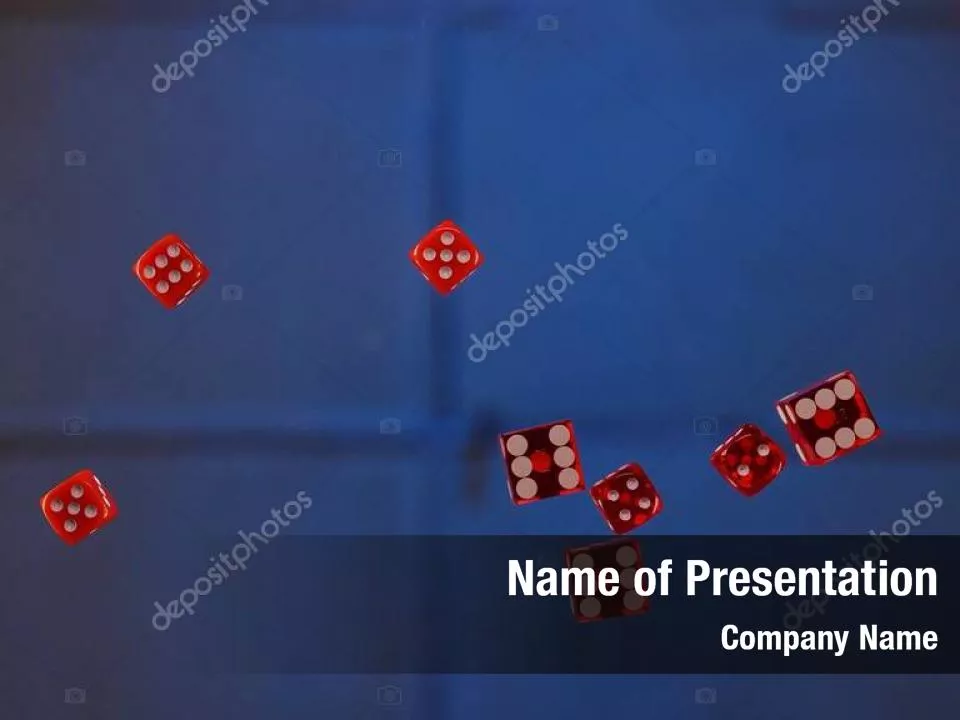 Dice On A Glass Surface