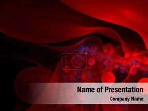 Red Ball On Cells PowerPoint Template