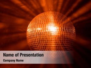 Disco Mirror Ball PowerPoint Template