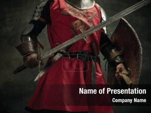 Royal Knight Armor PowerPoint Template