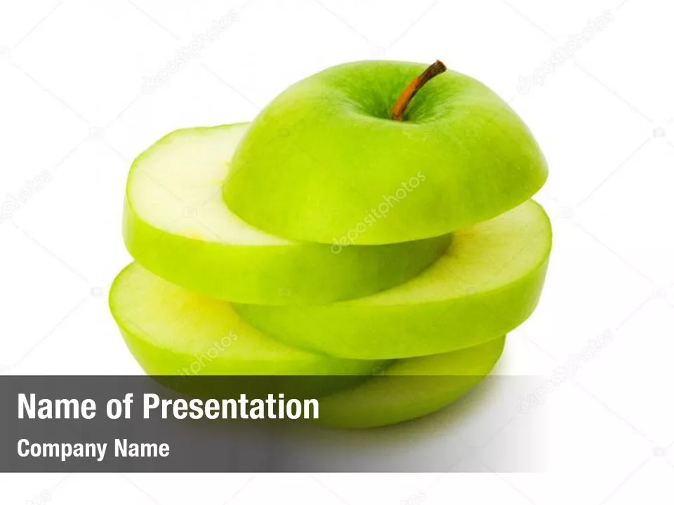 Sliced Green Apple