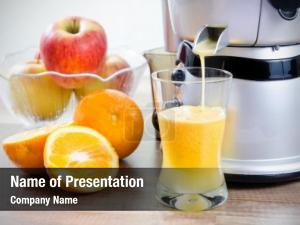 Juice juicer orange   PowerPoint Template