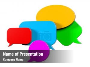 Comics Speech Bubbles PowerPoint Template