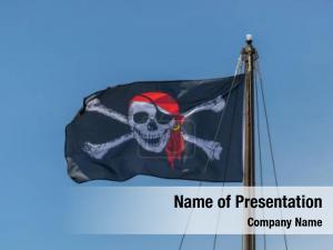 Pirates Flag PowerPoint Template