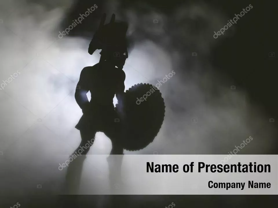 Spartan Warrior Silhouette