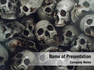 Skull Background PowerPoint Template