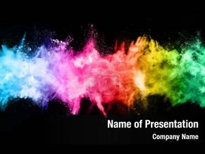 Colorful Powder Paint Splash