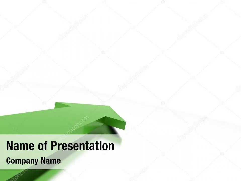 Green Pointing Arrow