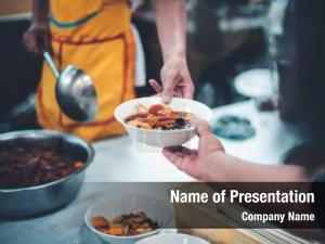 Helping The Poor PowerPoint Template