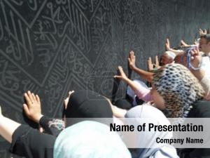 Makkah Kaaba Hajj Muslims PowerPoint Template