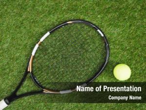 Lawn Tennis PowerPoint Template