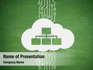 Access to Data in Cloud PowerPoint Template