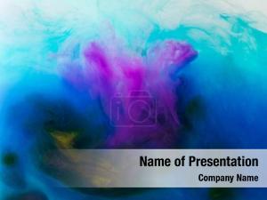 Vivid Colorful Abstract Background PowerPoint Template