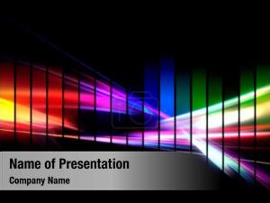 Bright Abstract Rainbow Swoosh Lines PowerPoint Template