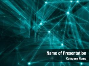 Connected Dots PowerPoint Template