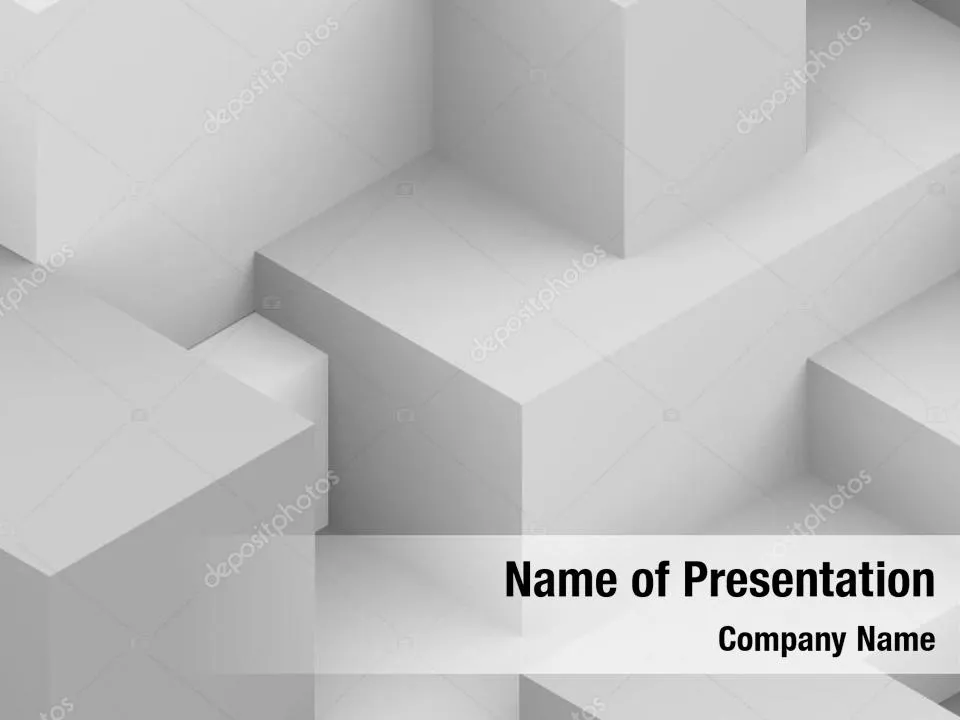 Abstract Isometric Shape Background