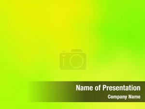 Yellow green Abstract Soft Background PowerPoint Template