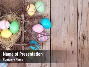 Colorful Easter Eggs PowerPoint Template