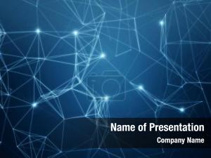 Polygons and Connected Dots PowerPoint Template