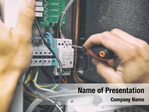 Home Electricity Services PowerPoint Template