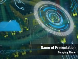 Abstract Area Chart PowerPoint Template