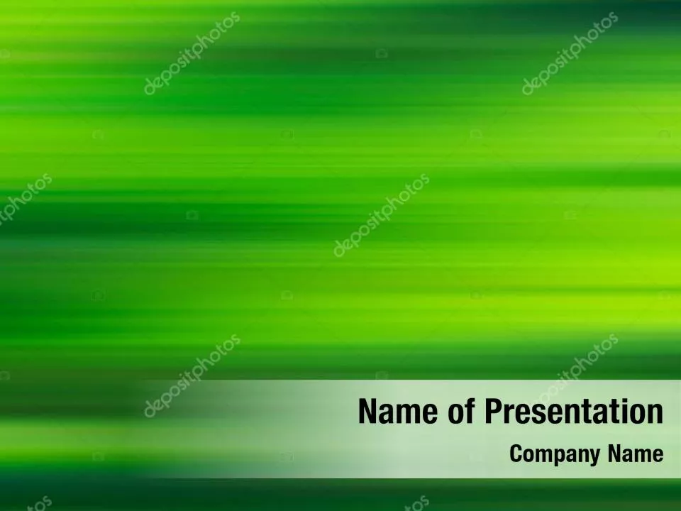 Horizontal Green Background with Lines