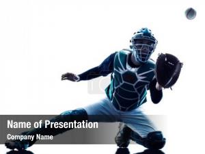Baseball Catcher PowerPoint Template