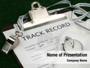 Track Record PowerPoint Template