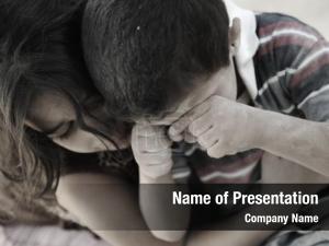 Poor Children PowerPoint Template