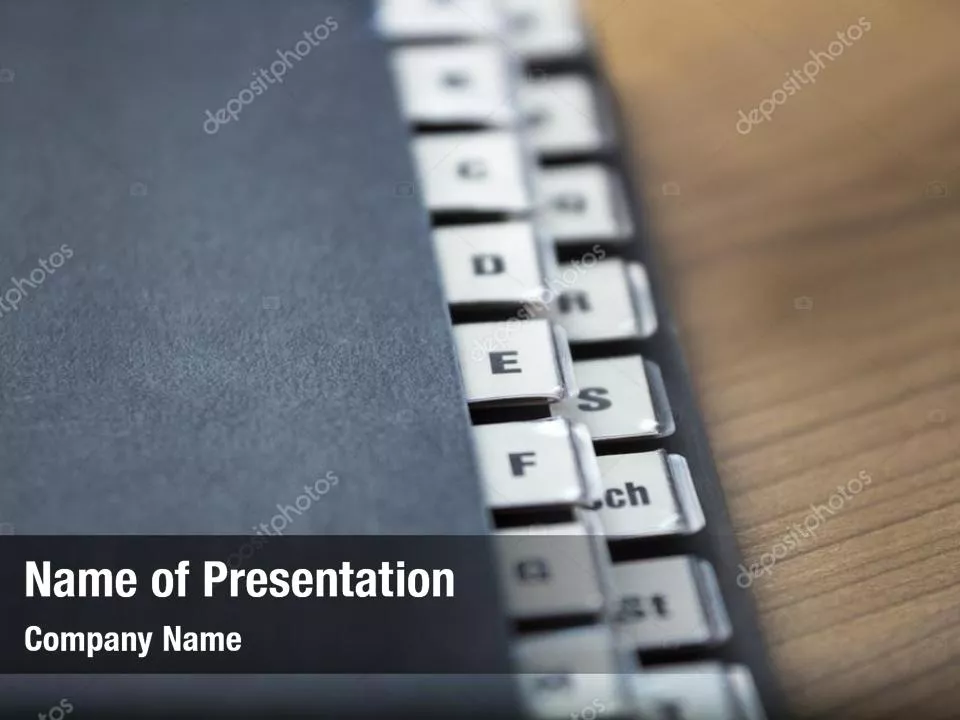 Alphabetical Registry