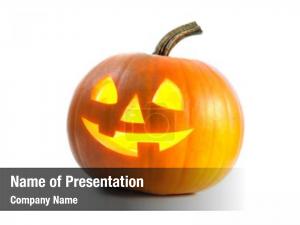 Halloween Pumpkin PowerPoint Template