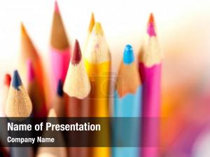Colored Pencils PowerPoint Template