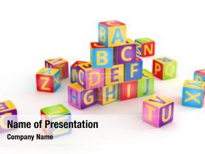 Alphabet Pyramid PowerPoint Template