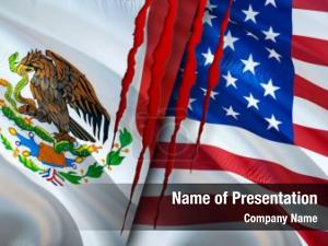 Mexico and USA PowerPoint Template