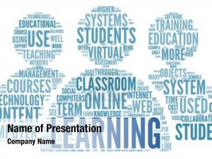 Training Word Cloud PowerPoint Template